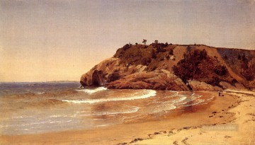  Ford Oil Painting - Manchester Beach 1865 scenery Sanford Robinson Gifford